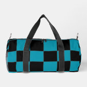 Kariert Klein Duffle Bag (Rückseite)