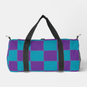 Kariert Klein Duffle Bag (Vorderseite)