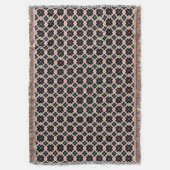 Kariert (Korallenminze Schwarz-weiß) Knochendecke Decke (Vorderseite Vertikal)