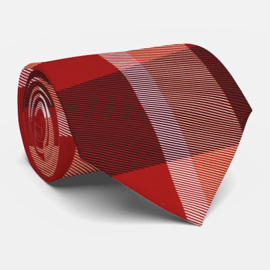 Kariert Krawatte (Gerollt)