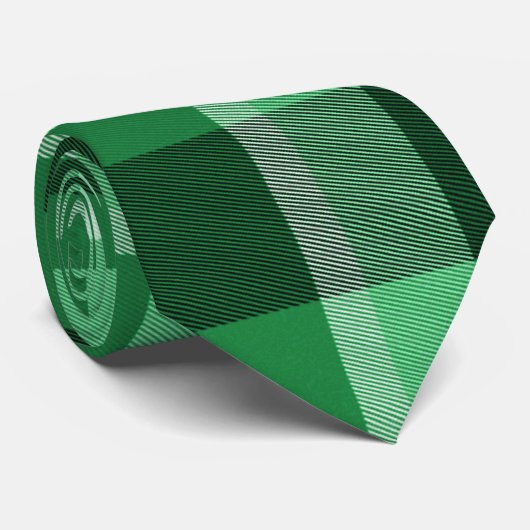 Kariert Krawatte (Gerollt)