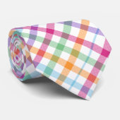 Kariert Krawatte (Gerollt)