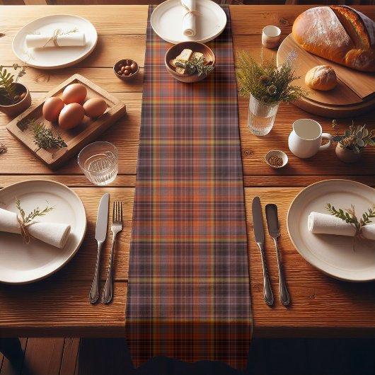 Kariert Kurzer Tischläufer