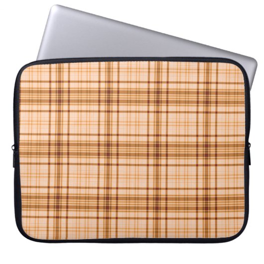Kariert Laptopschutzhülle (Vorderseite)