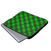 Kariert Laptopschutzhülle (Vorne Knopf)