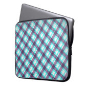 Kariert Laptopschutzhülle (Vorderseite Links)