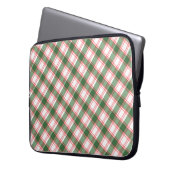 Kariert Laptopschutzhülle (Vorderseite Links)