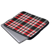 Kariert Laptopschutzhülle (Vorne Knopf)