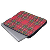 Kariert Laptopschutzhülle (Vorne Knopf)
