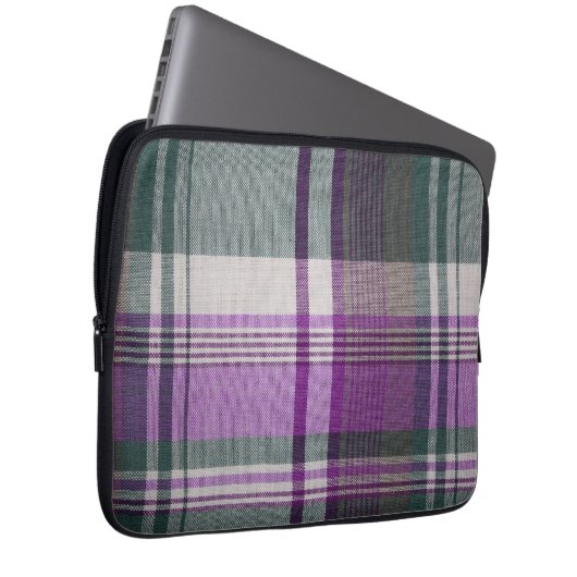 Kariert Laptopschutzhülle (Vorne Rechts)
