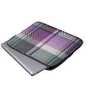 Kariert Laptopschutzhülle (Vorne Knopf)