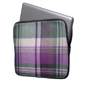 Kariert Laptopschutzhülle (Vorderseite Links)