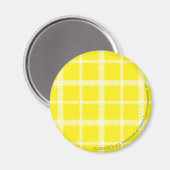 Kariert Magnet (Vorderseite/Rückseite)