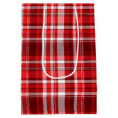 Kariert Mittlere Geschenktüte (Rückseite)