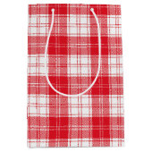 Kariert Mittlere Geschenktüte (Vorderseite)