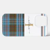 Kariert Monogram Script Clan Anderson Tartan Case-Mate iPhone Hülle (Rückseite (Horizontal))