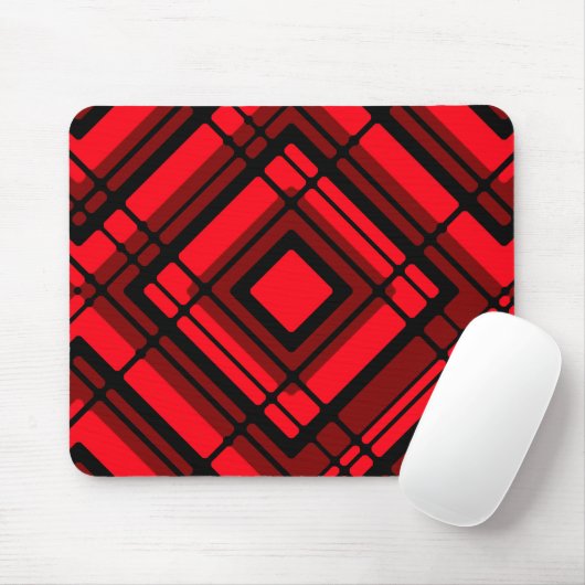 Kariert Mousepad (Mit Mouse)