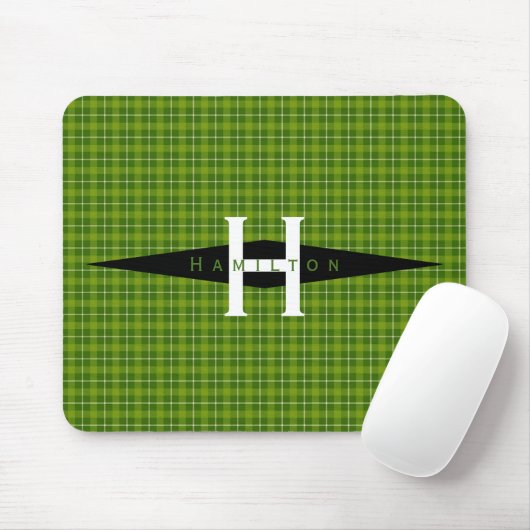 Kariert Mousepad - HAMbyWG - Green (Mit Mouse)