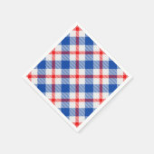 Kariert Napkin Serviette (Ecke)