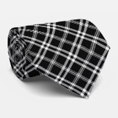 Kariert Neck Tie Krawatte (Gerollt)