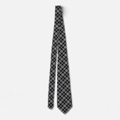 Kariert Neck Tie Krawatte (Rückseite)