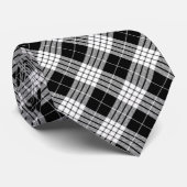 Kariert Neck Tie Krawatte (Gerollt)