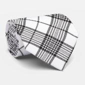 Kariert Neck Tie Krawatte (Gerollt)