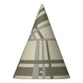 Kariert neutral partyhütchen (Links)