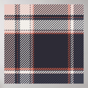 Kariert oder tartan Vintag ist Hintergrund oder Te Poster