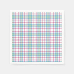 Kariert Paper Napkin Serviette
