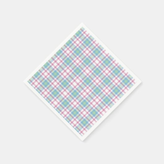 Kariert Paper Napkin Serviette (Ecke)