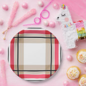 Kariert Pappteller (Party)