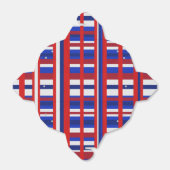 Kariert Patriot Geschenkschachtel (Ungefaltet)