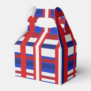 Kariert Patriot Geschenkschachtel