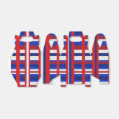 Kariert Patriot Geschenkschachtel (Ungefaltet)