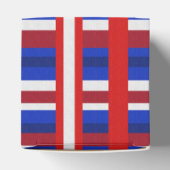 Kariert Patriot Geschenkschachtel (Oben)