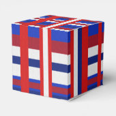 Kariert Patriot Geschenkschachtel (Rückseite)