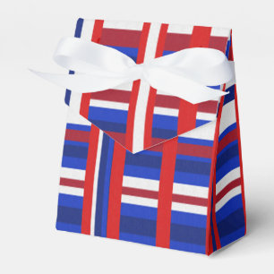 Kariert Patriot Geschenkschachtel