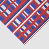 Kariert Patriot Seidenpapier (Ausschnitt)