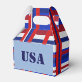 Kariert Patriot USA Geschenkschachtel (Vorderseite)
