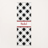 Kariert, personalisiert yogamatte (Vorderseite)