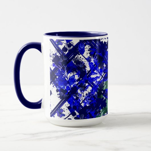 Kariert plattiert tasse (Links)