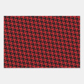 Kariert Polka Dot Hahnentrittmuster Geschenkpapier Set (Vorderseite 2)