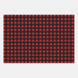 Kariert Polka Dot Hahnentrittmuster Geschenkpapier Set