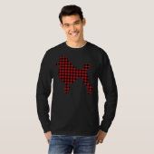 Kariert Poodle T-Shirt (Vorne ganz)