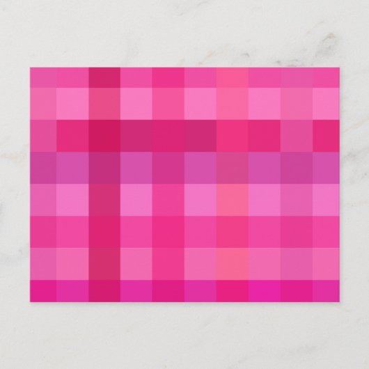 Kariert Postkarte (Vorderseite)