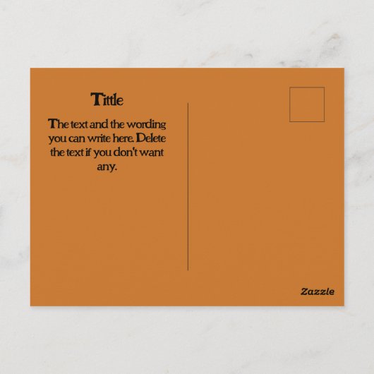 kariert postkarte (Rückseite)