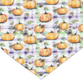 Kariert & Pumpkins Kurzer Tischläufer (Ecke)