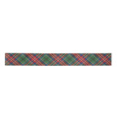 Kariert Red Green Clan MacCulloch Tartan Satinband (Vorderseite)