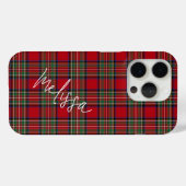 Kariert Red Green Classic Rustic Stewart Tartan Case-Mate iPhone Hülle (Rückseite (Horizontal))